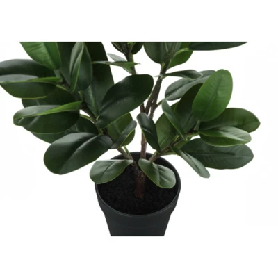 Syemin Artificial Plant Garcinia Tree Indoor Faux Greenery Potted Real Touch Decorative Green Leaves Black Cement Pot, Green, 15.5"*12"*28" 2 Syemin Artificial Plant Garcinia Tree Indoor Faux Greenery Potted Real Touch Decorative Green Leaves Black Cement Pot, Green, 15.5"*12"*28" - Image 2
