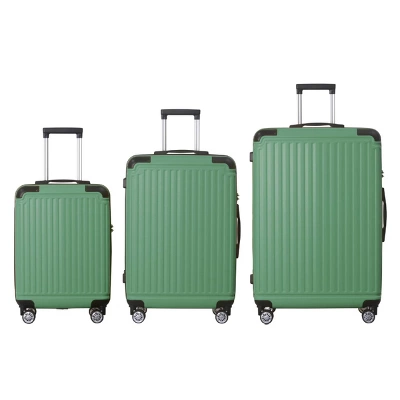 Syemin Luggage Lightweight 3 PCS Premium Abs Luggage Set Suitcase Set With Silent Spinner Wheels Carry On Luggage, Green, 20.87"*11.81"*30.31" 5 Syemin Luggage Lightweight 3 PCS Premium Abs Luggage Set Suitcase Set With Silent Spinner Wheels Carry On Luggage, Green, 20.87"*11.81"*30.31" - Image 5
