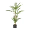 Syemin Artificial Plant Artificial Artificial Palm Tree Bonsai Greenery Potted Real Touch Decorative Green Leaves Black Pot, Green, 41"*41"*66.5"