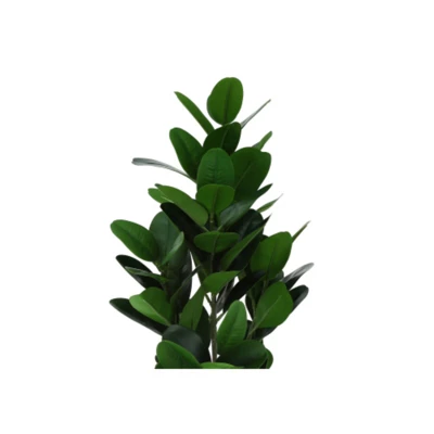 Syemin Artificial Plant Garcinia Tree Indoor Faux Greenery Potted Real Touch Decorative Green Leaves Black Cement Pot, Green, 15.5"*12"*28" 4 Syemin Artificial Plant Garcinia Tree Indoor Faux Greenery Potted Real Touch Decorative Green Leaves Black Cement Pot, Green, 15.5"*12"*28" - Image 4