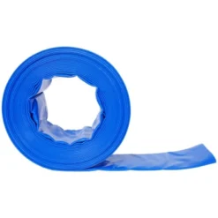 Syemin Drip Irrigation 50Ft Pool Backwash Hose, Heavy Duty Reinforced PVC Lay Flat Water Discharge Hose For Swimming Pool Filter Pump, Blue, 3"*3"*3" -Furniture GUEST 0c7d2dbd b42d 4ba4 b08c a5d30ec6740b