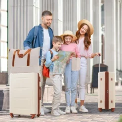 Syemin 4 PCS Bag And Luggage Sets, With 4 Spinner Wheels Lightweight Suitcase, Suitable For Business Trips And Travel, Multicolored, 18"*12.2"*28.3" -Furniture GUEST 11c79dbd abf7 4c40 88ea 9757f18ba807