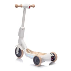 Syemin Kick Scooters 2in1 Kids Ride On Three Wheel Balance Scooter Toy For Kids Floor Protection Gift For Kids, White, 24.8"*12.2"*27.2"