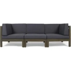 Syemin Patio Seating Sets Outdoor, Featuring Unique Design, Ideal For Chats, Perfect For Gardens, Living Spaces, Gray, 90.75"*30.25"*26.5" 9 Syemin Patio Seating Sets Outdoor, Featuring Unique Design, Ideal For Chats, Perfect For Gardens, Living Spaces, Gray, 90.75"*30.25"*26.5" -Furniture GUEST 13a5a779 9d41 4301 9475 037018dbc1ad