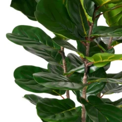 Syemin Artificial Plant Fiddle Leaf Fig Tree Indoor Faux Fake Floor Greenery Potted Real Touch Decorative Green Leaves, Green, 30"*30"*71" 6 Syemin Artificial Plant Fiddle Leaf Fig Tree Indoor Faux Fake Floor Greenery Potted Real Touch Decorative Green Leaves, Green, 30"*30"*71" -Furniture GUEST 14987813 cac6 4116 840c b60076c0da44