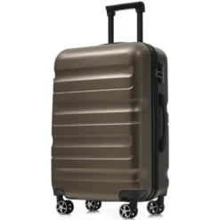 Syemin Luggage 28" Luggage, Hardshell ABS Suitcase With Spinner Wheels Lightweight Durable Large Capacity Travel Luggage, Brown, 19.7"*11.8"*30.3" -Furniture GUEST 1523b351 fbe7 4c25 b083 610eda226fc2 1
