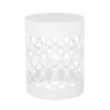 Syemin Patio End Tables Accent Side End Table For Outdoor And Indoor, Garden, Backyard Use, Special Design, White, 13.75"*13.75"*18"
