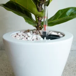 Syemin Planters Smart Self-watering Planter Pot For Indoor And Outdoor Round Cone, Garden Decor, Decorative Plant Pots, Balcony, White 11"*11"*10.5" -Furniture GUEST 196b2f76 2ddf 493a 8074 370ea298e034