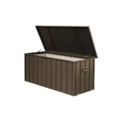 Syemin Deck Boxes Garden Large Patio Storage, For Furniture, Outside Cushions And Garden Tools, Bench, Easy To Assemble，Brown, 49.41"*29.57"*27.95" -Furniture GUEST 1bc89a23 db68 42c5 9de5 6f2d532db4f5