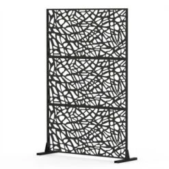 Syemin Decorative Privacy Screens, Outdoor Objects Nd Panels For Patio Lawn Deck For Garden, Lawn, Black, 48.31"*15.57"*70.75" -Furniture GUEST 1f992fcc 400a 4718 9f02 e3f012965b88