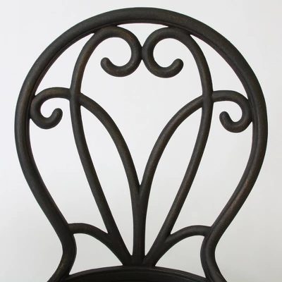 Syemin Patio Seating Sets Outdoor, Featuring Unique Design, Ideal For Chats, Perfect For Gardens, Living Spaces, Black, 16.25"*19.25"*36.5" 4 Syemin Patio Seating Sets Outdoor, Featuring Unique Design, Ideal For Chats, Perfect For Gardens, Living Spaces, Black, 16.25"*19.25"*36.5" - Image 4