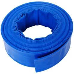 Syemin Drip Irrigation 50Ft Pool Backwash Hose Heavy Duty Reinforced Water Discharge Hose For Swimming Pool Filter Pump With 2 Clamp, Blue, 2"*2"*2" -Furniture GUEST 2559b98b bd89 4b85 9c8f d7a68bafbd04 1