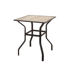 Syemin Patio End Tables Accent Side End Table For Outdoor And Indoor, Garden, Backyard Use, Special Design, Beige, 30.98"*30.98"*35.98" -Furniture GUEST 26039e30 783a 4fef a629 eb8b31650174