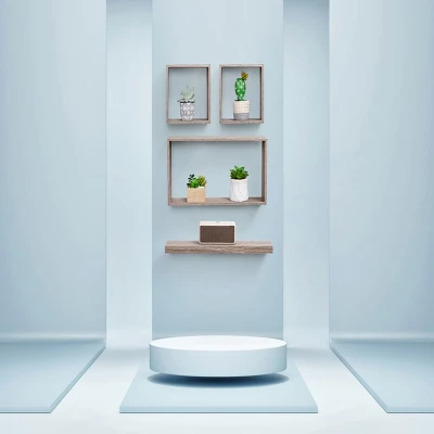 Syemin Decorative Wall Shelf Floating Shelves Wall Mounted Wood Shelf Hanging Bathroom Shelf Home Wall Decor Corner Shelf, Beige, 17.71"*3.93"*1.97" 1 Syemin Decorative Wall Shelf Floating Shelves Wall Mounted Wood Shelf Hanging Bathroom Shelf Home Wall Decor Corner Shelf, Beige, 17.71"*3.93"*1.97"