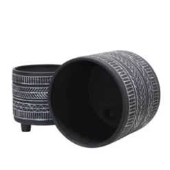 Syemin Planters 2 PCS Footed Plater Indoor Outdoor Home Garden Decor Plant Pots For Living Room Thoughtful Gift, Gray, 8"*8"*8" 6 Syemin Planters 2 PCS Footed Plater Indoor Outdoor Home Garden Decor Plant Pots For Living Room Thoughtful Gift, Gray, 8"*8"*8" -Furniture GUEST 274e26c8 c8c7 4877 b3bb 98712d5260c1