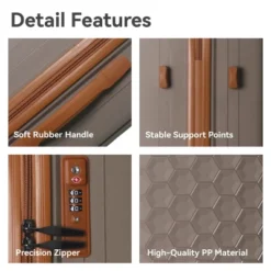 Syemin Luggage 3-Piece Luggage Set Travel Lightweight Suitcases With Rolling Wheels TSA Lock Carry On Luggage 20"/24"/28", Brown, 20.08"*11.81"*30.12" -Furniture GUEST 27f4cda6 afd2 4e64 855a fb573d81408e