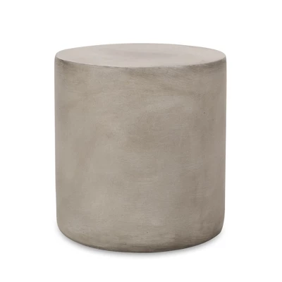 Syemin Patio End Tables Accent Side End Table For Outdoor And Indoor, Garden, Backyard Use, Special Design, Gray, 15.75"*15.75"*16" 2 Syemin Patio End Tables Accent Side End Table For Outdoor And Indoor, Garden, Backyard Use, Special Design, Gray, 15.75"*15.75"*16" - Image 2