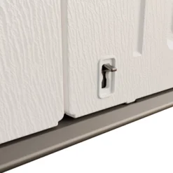 Syemin Storage Shed, Waterproof Large Storage Shed, Double Shelves For Cleaning Tools And Garden Accessories, White, 50"*29"*82" -Furniture GUEST 2c53c3f6 f26b 4270 b0b3 68411edade44