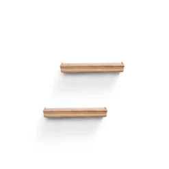 Syemin Decorative Wall Shelf 3 Set Floating Shelves Wall Mounted Wood Shelves Wall Decor Storage Picture Ledge Shelf, Grey, 17.91"*3.94"*1.57" -Furniture GUEST 2d44ec67 6ede 40aa 9443 e7d88b070acb