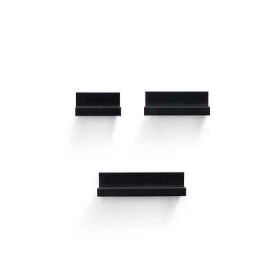 Syemin Decorative Wall Shelf Floating Shelves Wall Wood Decor Storage Shelves Wall Mounted Shelf Storage Hanging Shelf, Black, 18.11"*5.91"*1.97" 1 Syemin Decorative Wall Shelf Floating Shelves Wall Wood Decor Storage Shelves Wall Mounted Shelf Storage Hanging Shelf, Black, 18.11"*5.91"*1.97"