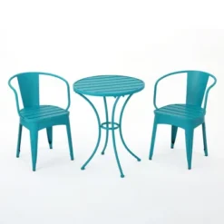 Syemin Patio Seating Sets Outdoor, Featuring Unique Design, Ideal For Chats, Perfect For Gardens, Living Spaces, Blue, 20"*20.5"*30" -Furniture GUEST 2daad792 62f8 4224 a42d 47ede58cf99b