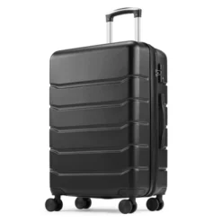 Syemin Luggage, Expandable Carry-On Suitcase With Dual Spinner Wheels And TSA Lock, Hard Shell For Business, Vacation, Travel, Black, 15.5"*10.5"*25" -Furniture GUEST 2e814eb4 673d 46c4 a3ff 3379e9ebcd4e 1
