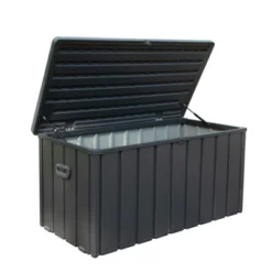 Syemin Deck Boxes Garden Large Patio Storage, For Furniture, Outside Cushions And Garden Tools, Bench, Easy To Assemble，Black, 49.41"*24.69"*23.43" -Furniture GUEST 35df28d1 dc89 44d5 90c4 4c471a1531d4