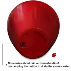 Syemin Planters Smart Self-watering Planter Pot For Indoor And Outdoor Round Cone, Garden Decor, Decorative Plant Pots, Balcony, Red 3"*11"*11" 7 Syemin Planters Smart Self-watering Planter Pot For Indoor And Outdoor Round Cone, Garden Decor, Decorative Plant Pots, Balcony, Red 3"*11"*11" -Furniture GUEST 3686202b 4dd5 4a8d b396 463de3633d98