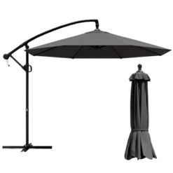 Syemin 9.5' Patio Umbrella With Base Included -Furniture GUEST 36d94bd4 29b4 4c35 b7b6 aabe12b63cf7