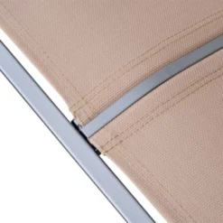 Syemin Patio Swings 3-Seat Outdoor Porch Swing Chair,with Adjustable Canopy, Breathable Seat, And Steel Frame, Beige, 77.25"*45.75"*67.75" -Furniture GUEST 376837dc 0f5a 4444 993d d1e0086198a7