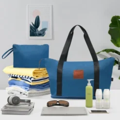 Syemin Luggage Hardshell Luggage Sets 3 Piece Carry-on Suitcases With Wheels TSA Lock For Men Women For Check In, Blue, 13.6"*8.3"*21.5"