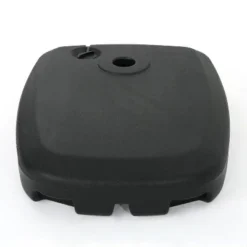 Syemin Patio Umbrella, Garden Table Umbrella With Button Tilt, Crank And Stable Umbrella Base For Patio, Garden, Yard, Gray, 116.5"*116.5"*111"