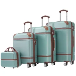 Syemin 4 PCS Bag And Luggage Sets, With Spinner Wheels And Zippers Lightweight Suitcase, For Business Trips And Travel, Green, 20.1"*12.4"*30.3" 11 Syemin 4 PCS Bag And Luggage Sets, With Spinner Wheels And Zippers Lightweight Suitcase, For Business Trips And Travel, Green, 20.1"*12.4"*30.3" -Furniture GUEST 3dd1ef95 c4cc 42a8 a457 ce2d5315826d