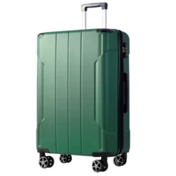 Syemin Luggage Hardshell Luggage, Lightweight Durable ABS Suitcases With Double Wheels, Expandable 28-inch Checked Luggage, Green, 29.5"*18.5"*11.6" -Furniture GUEST 3e2b65b6 1d39 44a9 81e1 3854f863a601