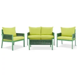 Syemin Patio Seating Sets, Modern Outdoor Seating Set For Comfort, Make Your Backyard A Haven Of Comfort And Style, Green, 48"*27.8"*30.1" 9 Syemin Patio Seating Sets, Modern Outdoor Seating Set For Comfort, Make Your Backyard A Haven Of Comfort And Style, Green, 48"*27.8"*30.1" -Furniture GUEST 3e3f3e0b 47c7 4ded 8532 635b5fc5a3c5
