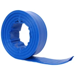 Syemin Drip Irrigation 50Ft Pool Backwash Hose, Heavy Duty Water Discharge Hose For Swimming Pool Filter Pump With 2 Clamp, Blue, 2"*2"*2" -Furniture GUEST 40c09e1e bb28 43af b929 34f2d54e70bc