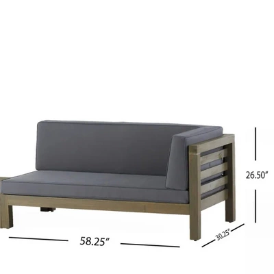 Syemin Patio Seating Sets Outdoor, Featuring Unique Design, Ideal For Chats, Perfect For Gardens, Living Spaces, Gray, 58.25"*30.25"*26.5" 1 Syemin Patio Seating Sets Outdoor, Featuring Unique Design, Ideal For Chats, Perfect For Gardens, Living Spaces, Gray, 58.25"*30.25"*26.5"