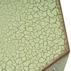 Furniture 17 Syemin Patio End Tables, Stylish End Tables For Indoor And Outdoor Use, Ideal For Gardens, Backyard, Special Design, Green, 14.25"*12.5"*22"