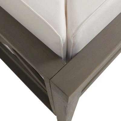 Syemin Patio Seating Sets Outdoor, Featuring Unique Design, Ideal For Chats, Perfect For Gardens, Living Spaces, White, 58.25"*27.75"*30.25" 4 Syemin Patio Seating Sets Outdoor, Featuring Unique Design, Ideal For Chats, Perfect For Gardens, Living Spaces, White, 58.25"*27.75"*30.25" - Image 4