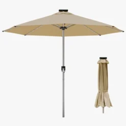 Syemin 9.5' Patio Umbrella With Base Included -Furniture GUEST 5050c3c3 c89c 4e60 a91e 6f9f5a73ac1b