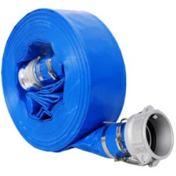 Syemin Drip Irrigation 100Ft Pool Backwash Hose, Heavy Duty Water Discharge Pump Hoses For Swimming Drain Pools With Aluminum Camlock, Blue, 4"*4"*4" -Furniture GUEST 544dee17 5eb1 434f a266 d6195088c429