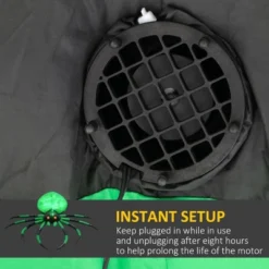 Syemin Decorative Holiday Scene Props Halloween Inflatable Outdoor Decoration Spider, Blow Up Decor Halloween Yard Decor, Green, 71.8"*74.8"*19.8" -Furniture GUEST 553b7c50 2432 496f 9198 e1ee9e0c4fcf