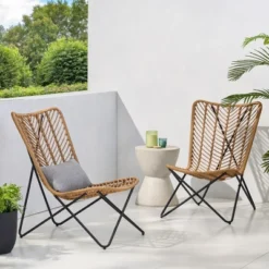 Syemin Patio Modern Accent Chairs, Outdoor Conversation Chairs, With Leisure Used, For Backyard, Garden, Beige, 24.5"*33.5"*35.5" 8 Syemin Patio Modern Accent Chairs, Outdoor Conversation Chairs, With Leisure Used, For Backyard, Garden, Beige, 24.5"*33.5"*35.5" -Furniture GUEST 576027cd 8dc6 4c61 9e08 6bf8a2f72f69