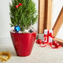 Syemin Planters Smart Self-watering Planter Pot For Indoor And Outdoor Round Cone, Garden Decor, Decorative Plant Pots, Balcony, Red 3"*11"*11" 9 Syemin Planters Smart Self-watering Planter Pot For Indoor And Outdoor Round Cone, Garden Decor, Decorative Plant Pots, Balcony, Red 3"*11"*11" -Furniture GUEST 5c9c5ff9 c5cf 42e6 a58e 89bf6c5dacf3