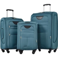 Syemin 3 PCS Bag And Luggage Sets, With 4 Spinner Wheels Lightweight Suitcase, Suitable For Business Trips And Travel, Blue, 30.3"*18.9"*12.6" 9 Syemin 3 PCS Bag And Luggage Sets, With 4 Spinner Wheels Lightweight Suitcase, Suitable For Business Trips And Travel, Blue, 30.3"*18.9"*12.6" -Furniture GUEST 62a8d577 8a3e 4f49 b59d 011bb820edc1