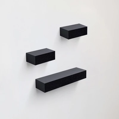 Syemin Decorative Wall Shelf Floating Shelves For Wall, Wall Shelves For Decor Storage, Wall Picture Ledge Shelf, Black, 18.11"*4.92"*1.97" 1 Syemin Decorative Wall Shelf Floating Shelves For Wall, Wall Shelves For Decor Storage, Wall Picture Ledge Shelf, Black, 18.11"*4.92"*1.97"