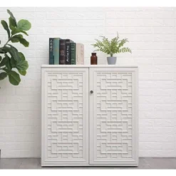 Syemin Storage Shed, Waterproof Storage Shed, Double Shelves For Cleaning Tools And Garden Accessories, White, 34.3"*15"*36.2" -Furniture GUEST 66c326cc caff 4555 b480 994ce3eaefd6