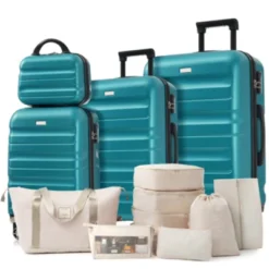 Syemin Luggage Hardshell ABS Luggage Set Lightweight Durable Suitcases With Dual Spinner Wheels Sizes For Travel Business, Blue, 19.7"*11.8"*30.3" -Furniture GUEST 68025fc0 6061 44ab 9e04 53ec50713082