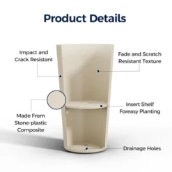 Syemin Outdoor Cone Planter -Furniture GUEST 6835146d 1aa8 44c2 9746 a6dd6dfdb21f