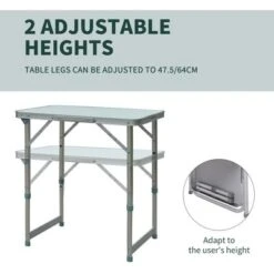 Syemin Patio End Table, Rectangular Outdoor Dining Table With All-Weather Faux Wood Top For Garden, Lawn, Patio, Silver, 23.5"*17.75"*25.5" -Furniture GUEST 6852f3f7 9634 4e80 b6c3 dd7fd0cccff7